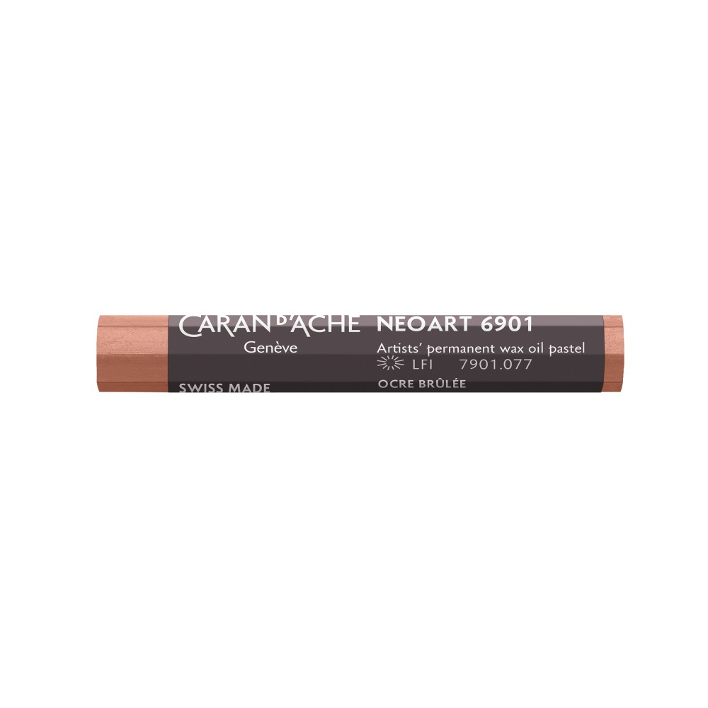 Neoart 6901 artist's wax oil pastel - Caran d'Ache - 077, Burnt Ochre