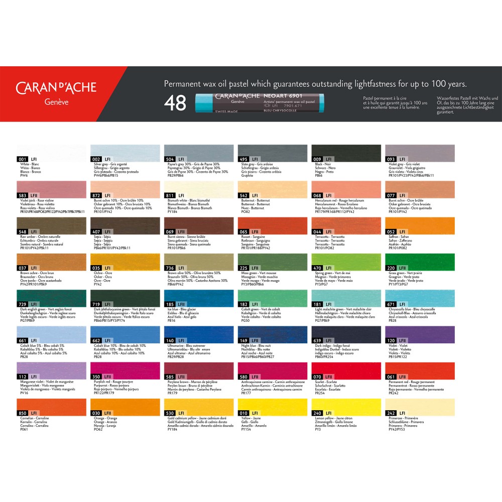 Pastel woskowo-olejny Neoart 6901 - Caran d'Ache - 065, Russet
