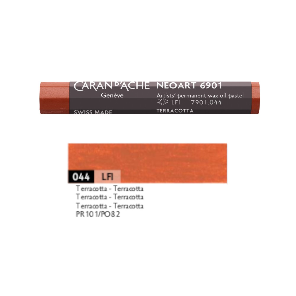 Pastel woskowo-olejny Neoart 6901 - Caran d'Ache - 044, Terracotta