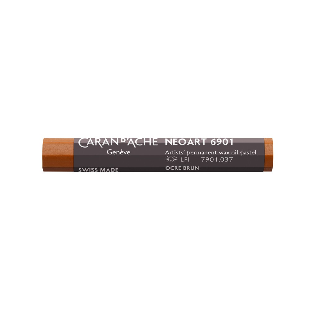 Neoart 6901 artist's wax oil pastel - Caran d'Ache - 037, Brown Ochre