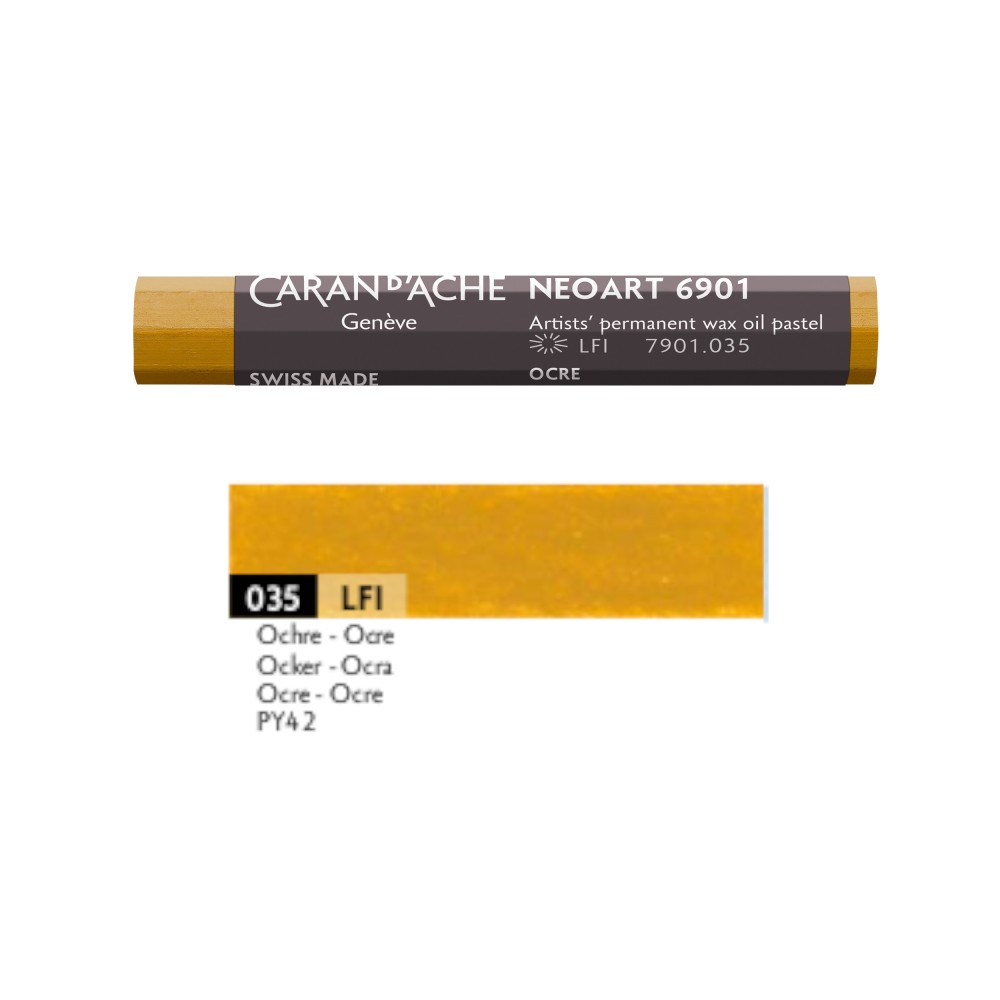Pastel woskowo-olejny Neoart 6901 - Caran d'Ache - 035, Ochre