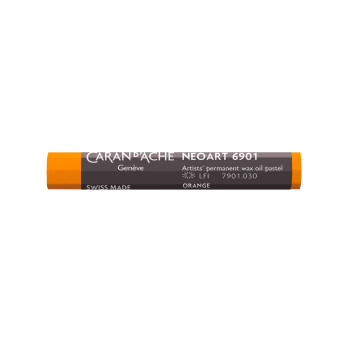 Neoart 6901 artist's wax oil pastel - Caran d'Ache - 030, Orange