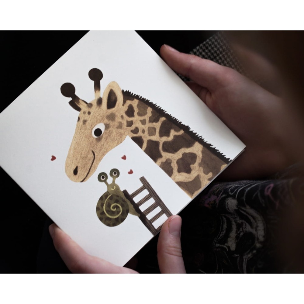 Greeting card - Hi Little - Wolno Kochać, 14,5 x 14,5 cm