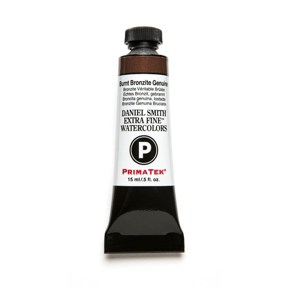 Extra Fine PrimaTek Watercolor paint - Daniel Smith - Burnt Bronzite Genuine, 15 ml