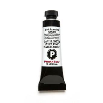 Extra Fine PrimaTek Watercolor paint - Daniel Smith - Black Tourmaline Genuine, 15 ml