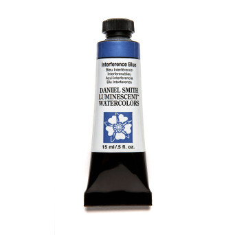 Extra Fine Luminescent Watercolor paint - Daniel Smith - Interference Blue, 15 ml