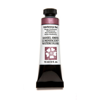 Extra Fine Luminescent Watercolor paint - Daniel Smith - Interference Red, 15 ml