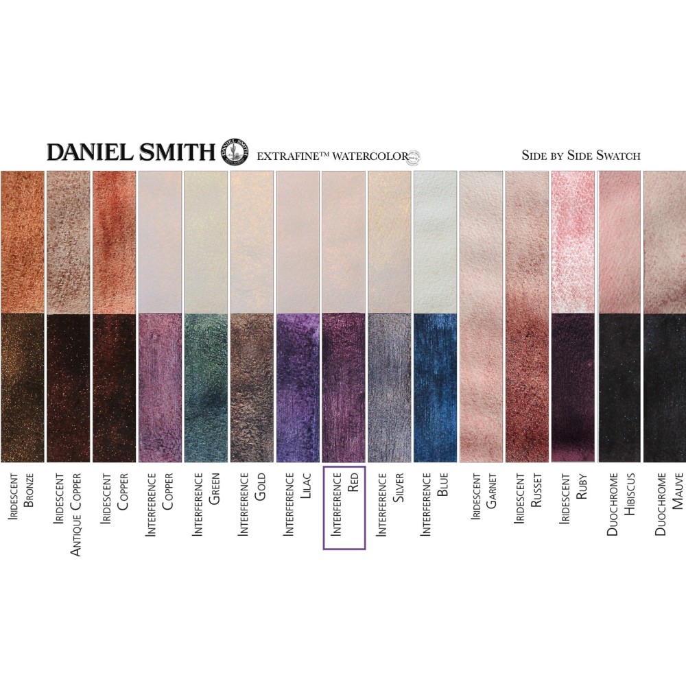 Extra Fine Luminescent Watercolor paint - Daniel Smith - Interference Red, 15 ml