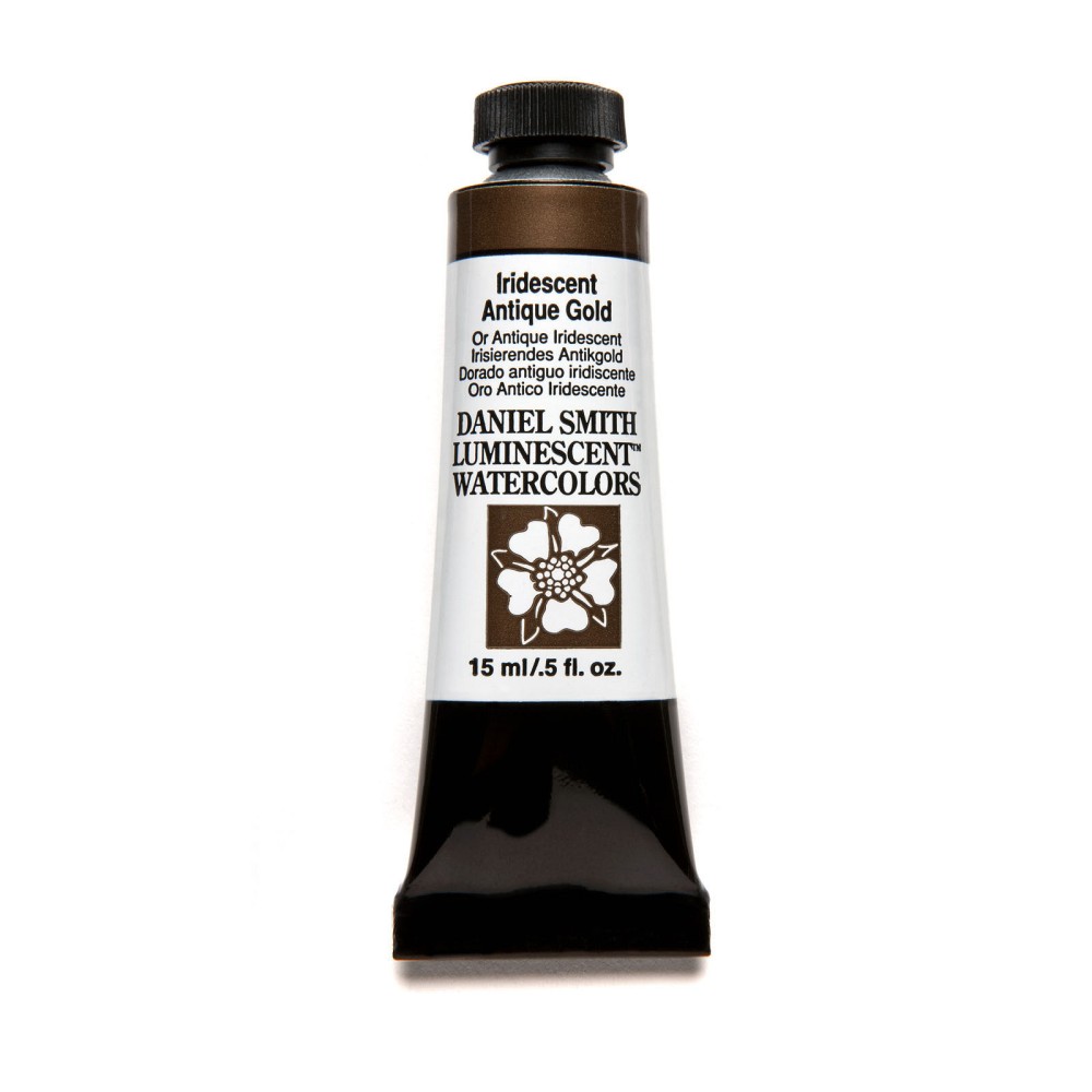 Farba akwarelowa Extra Fine Luminescent - Daniel Smith - Iridescent Antique Gold, 15 ml