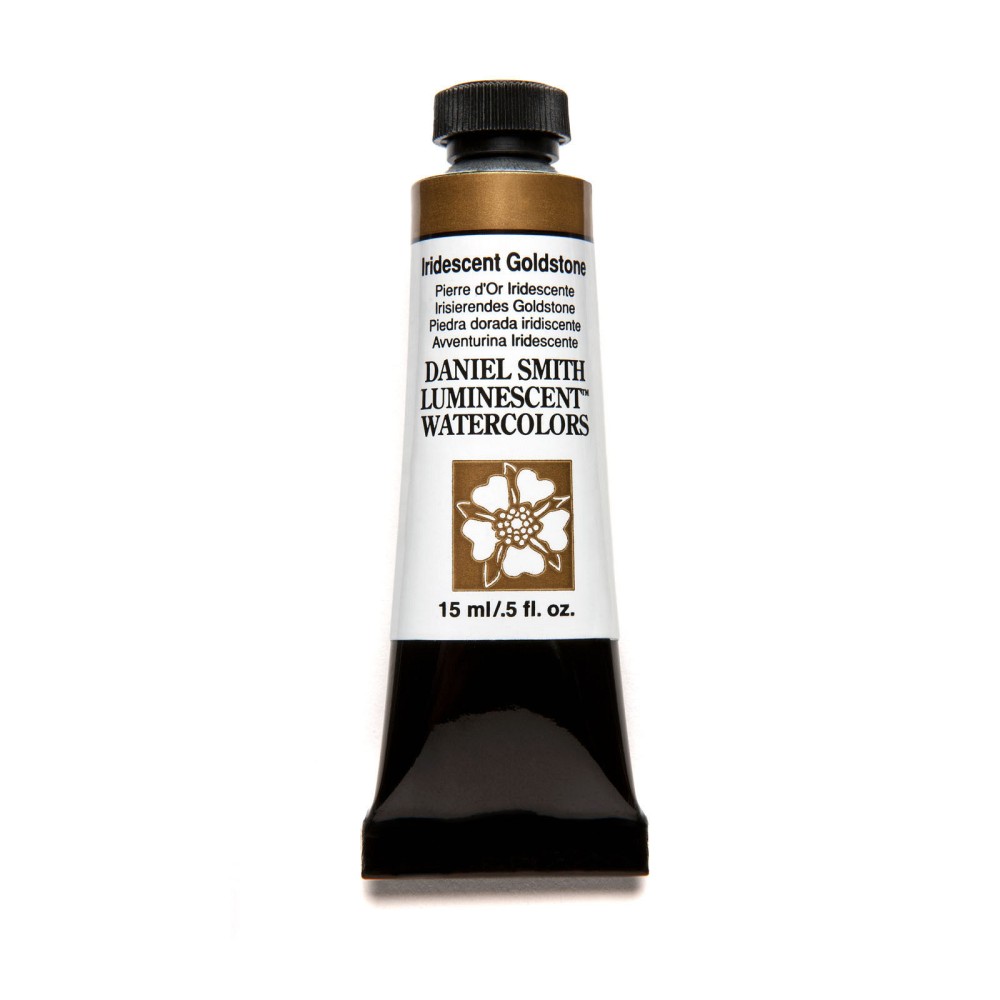 Extra Fine Luminescent Watercolor paint - Daniel Smith - Iridescent Goldstone, 15 ml