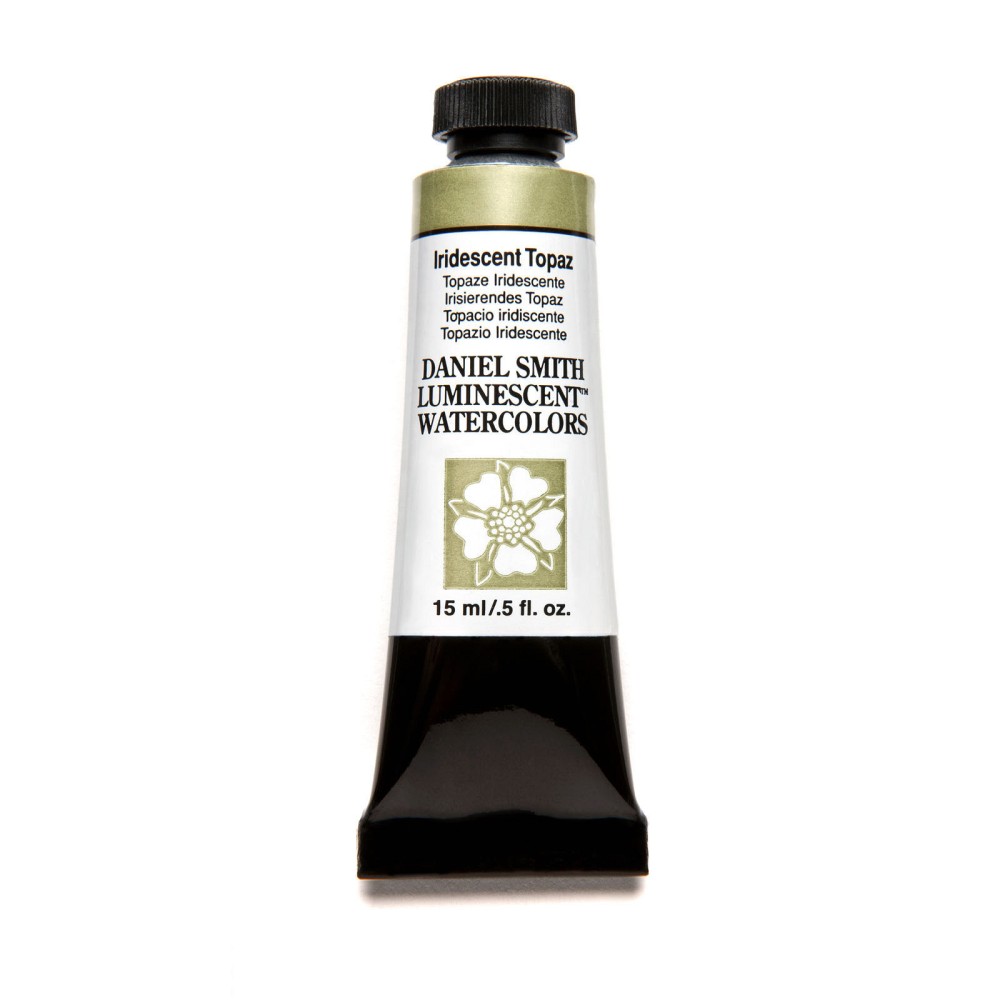 Extra Fine Luminescent Watercolor paint - Daniel Smith - Iridescent Topaz, 15 ml
