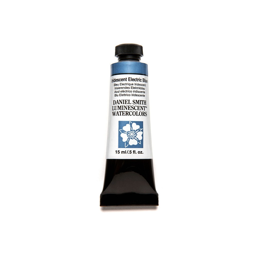 Extra Fine Luminescent Watercolor paint - Daniel Smith - Iridescent Electric Blue, 15 ml