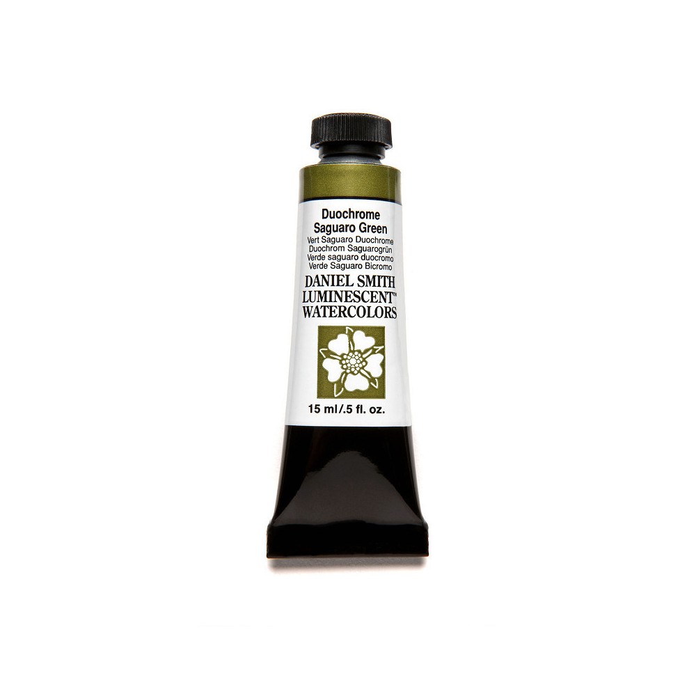 Farba akwarelowa Extra Fine Luminescent - Daniel Smith - Duochrome Saguaro Green, 15 ml