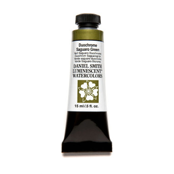 Farba akwarelowa Extra Fine Luminescent - Daniel Smith - Duochrome Saguaro Green, 15 ml
