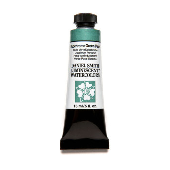 Farba akwarelowa Extra Fine Luminescent - Daniel Smith - Duochrome Green Pearl, 15 ml