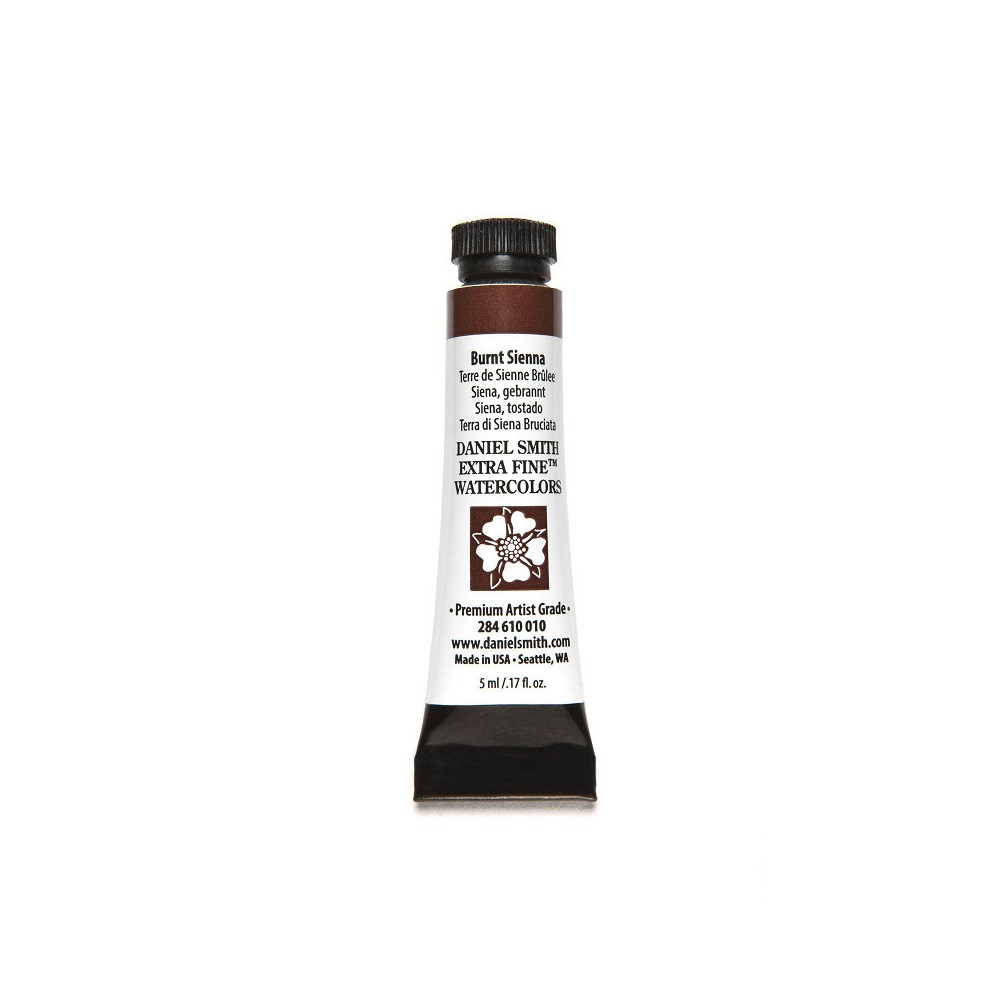 Extra Fine Watercolor paint - Daniel Smith - Burnt Sienna, 5 ml