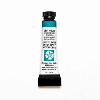 Extra Fine Watercolor paint - Daniel Smith - Cobalt Turquoise, 5 ml