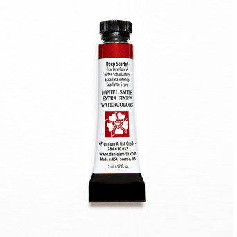 Farba akwarelowa Extra Fine - Daniel Smith - Deep Scarlet, 5 ml