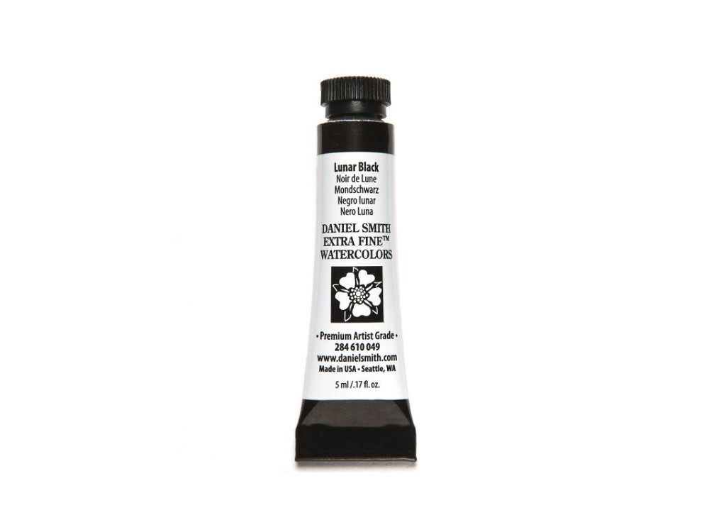 Farba akwarelowa Extra Fine - Daniel Smith - Lunar Black, 5 ml