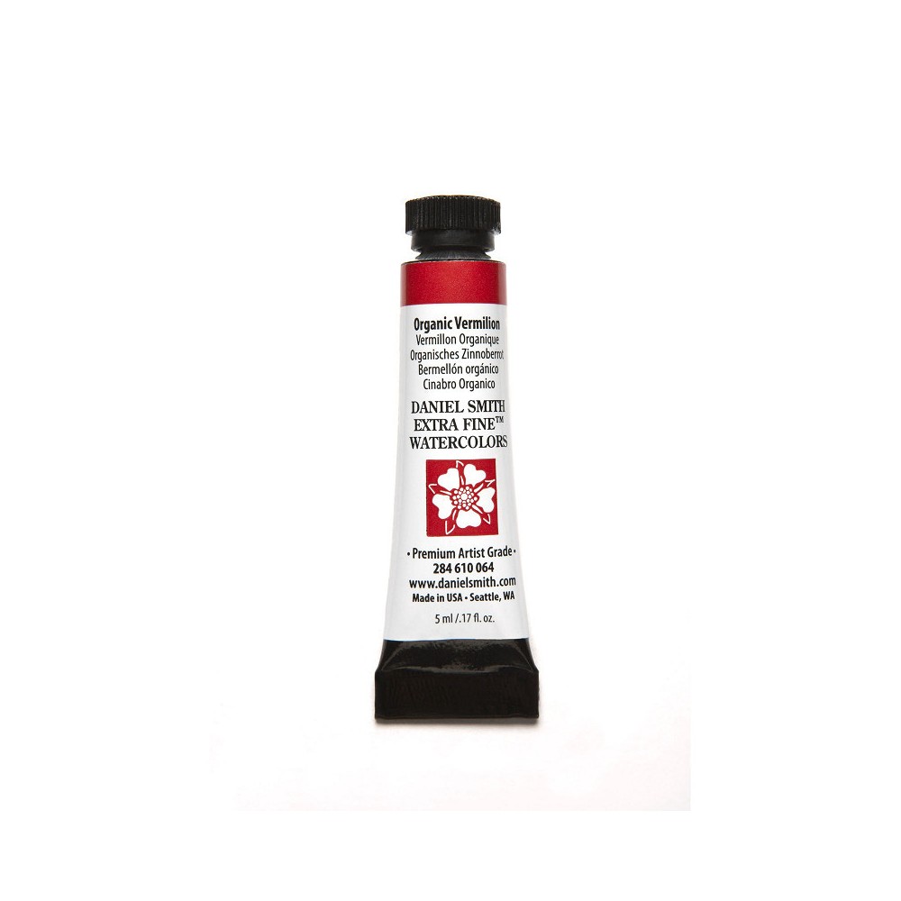 Farba akwarelowa Extra Fine - Daniel Smith - Organic Vermilion, 5 ml