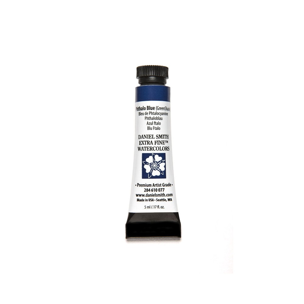 Extra Fine Watercolor paint - Daniel Smith - Phthalo Blue (Green Shade), 5 ml