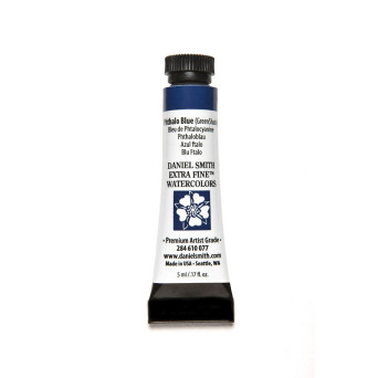 Extra Fine Watercolor paint - Daniel Smith - Phthalo Blue (Green Shade), 5 ml