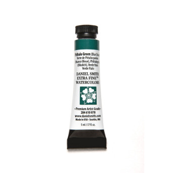 Extra Fine Watercolor paint - Daniel Smith - Phthalo Green (Blue Shade), 5 ml
