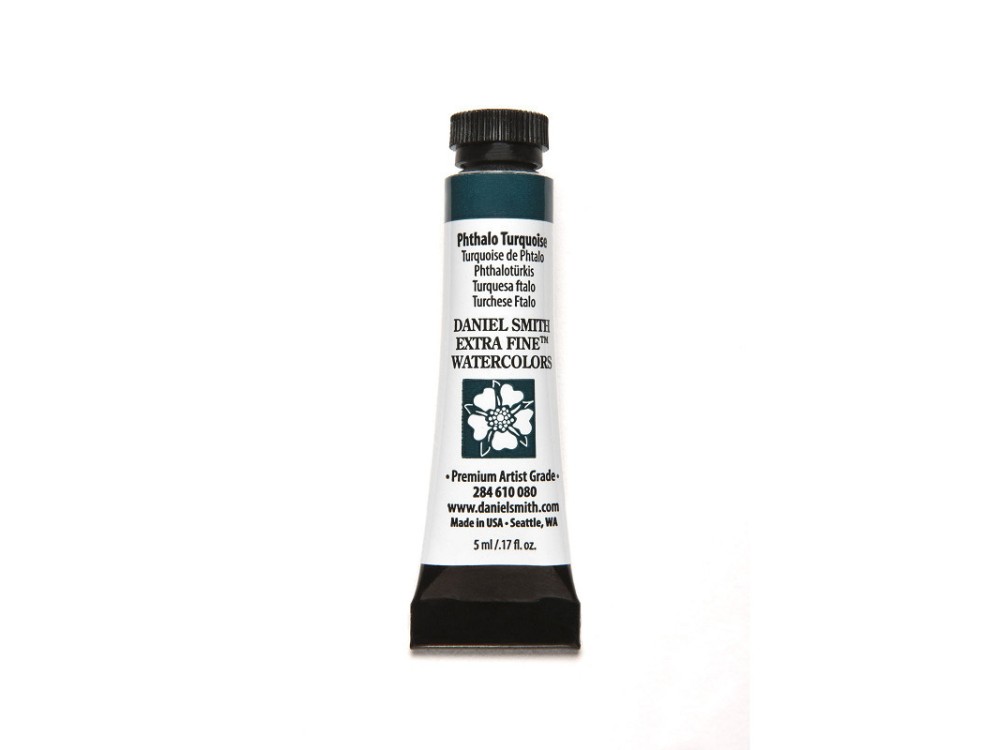 Extra Fine Watercolor paint - Daniel Smith - Phthalo Turquoise, 5 ml
