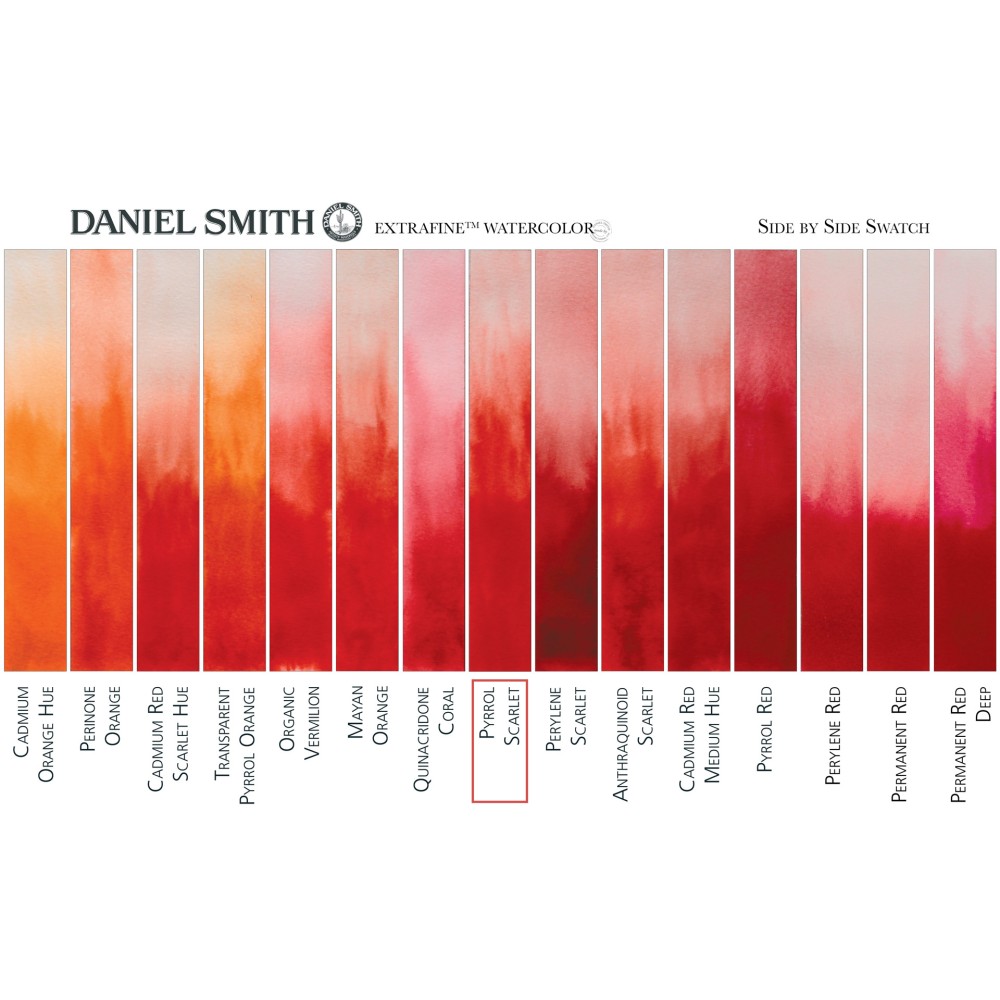 Extra Fine Watercolor paint - Daniel Smith - Pyrrol Scarlet, 5 ml