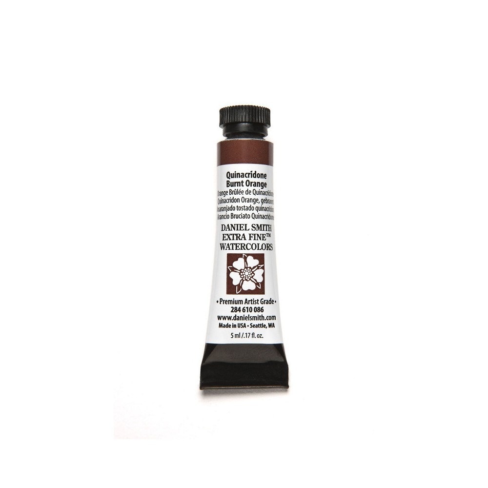 Extra Fine Watercolor paint - Daniel Smith - Quinacridone Burnt Orange, 5 ml