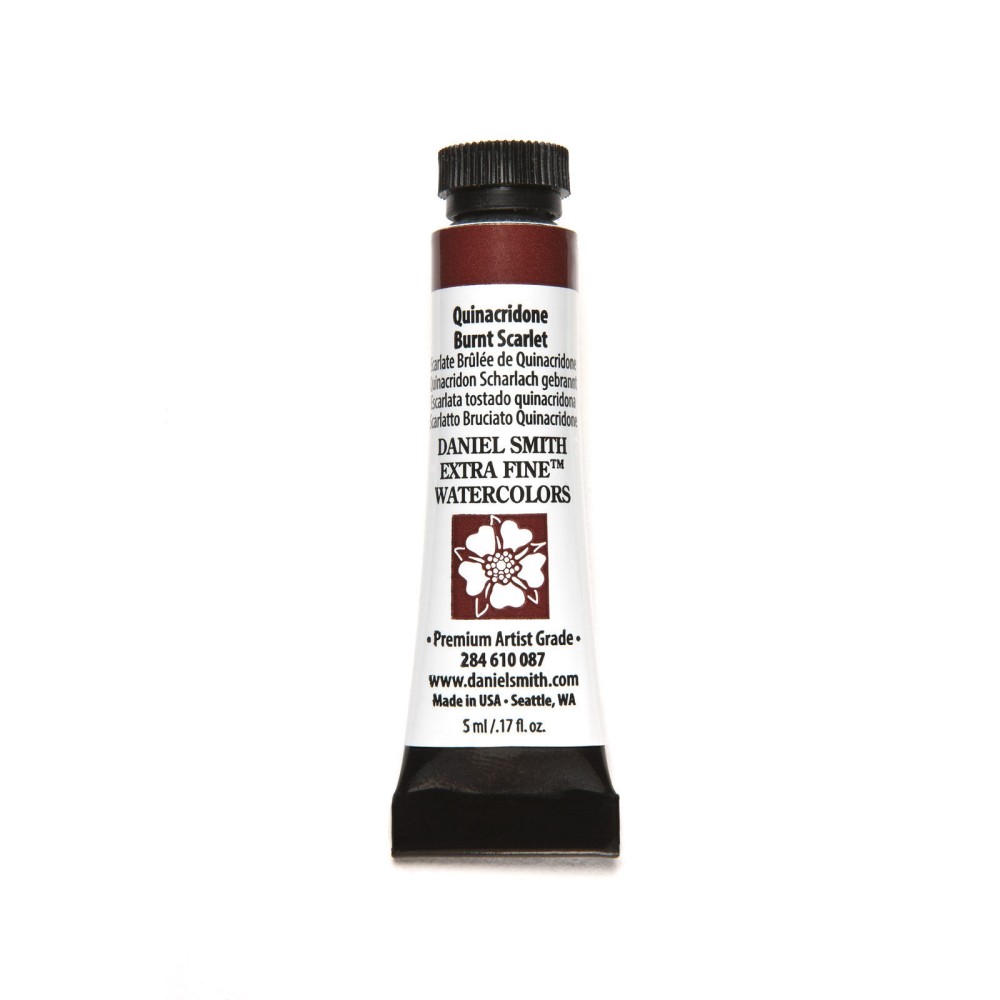 Farba akwarelowa Extra Fine - Daniel Smith - Quinacridone Burnt Scarlet, 5 ml