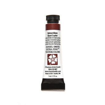 Extra Fine Watercolor paint - Daniel Smith - Quinacridone Burnt Scarlet, 5 ml