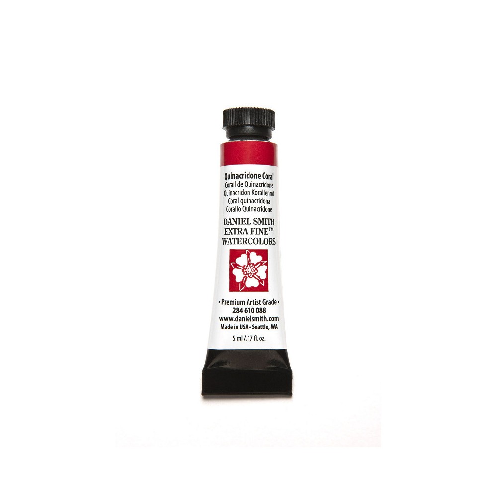 Farba akwarelowa Extra Fine - Daniel Smith - Quinacridone Coral, 5 ml