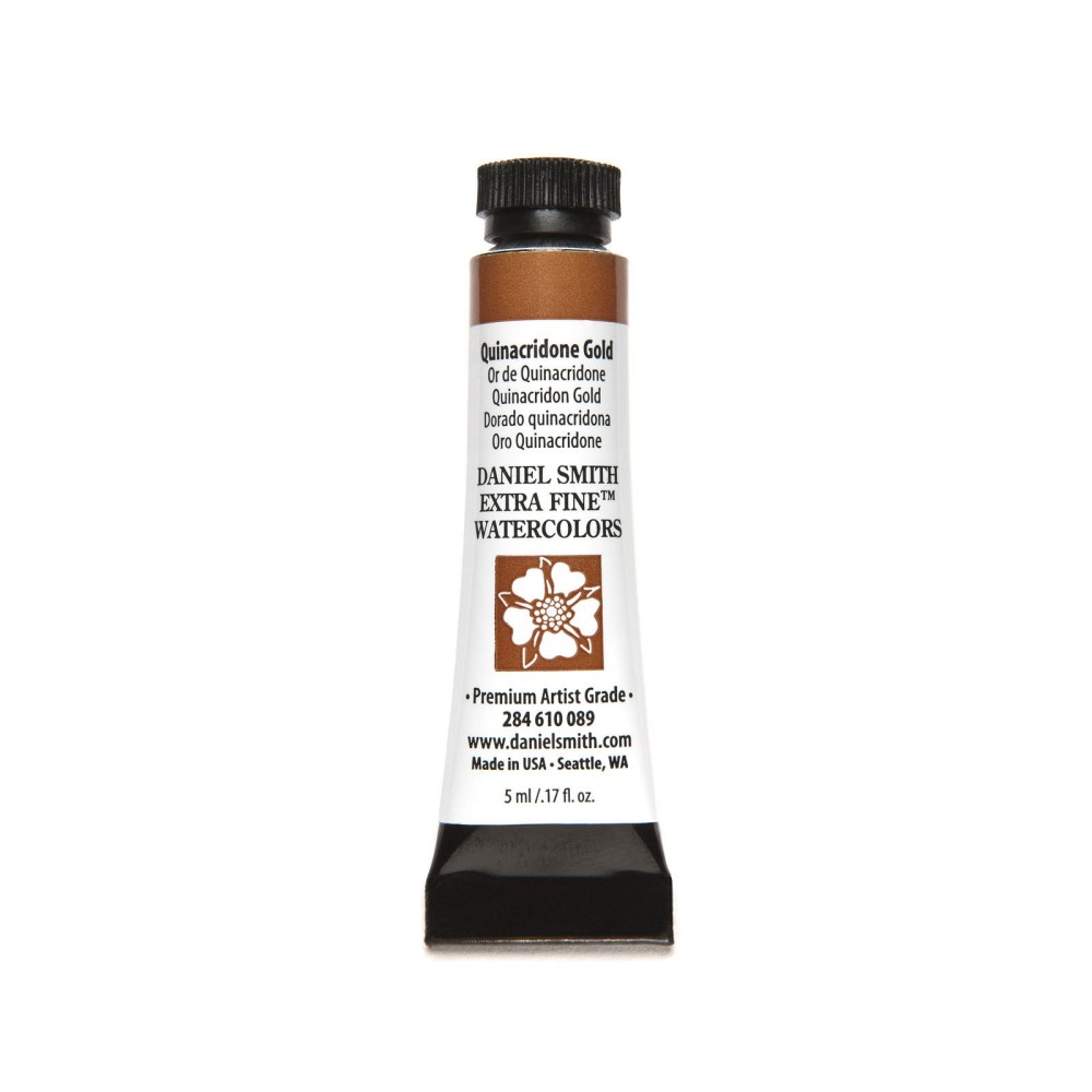 Farba akwarelowa Extra Fine - Daniel Smith - Quinacridone Gold, 5 ml