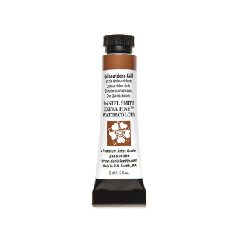 Extra Fine Watercolor paint - Daniel Smith - Quinacridone Gold, 5 ml