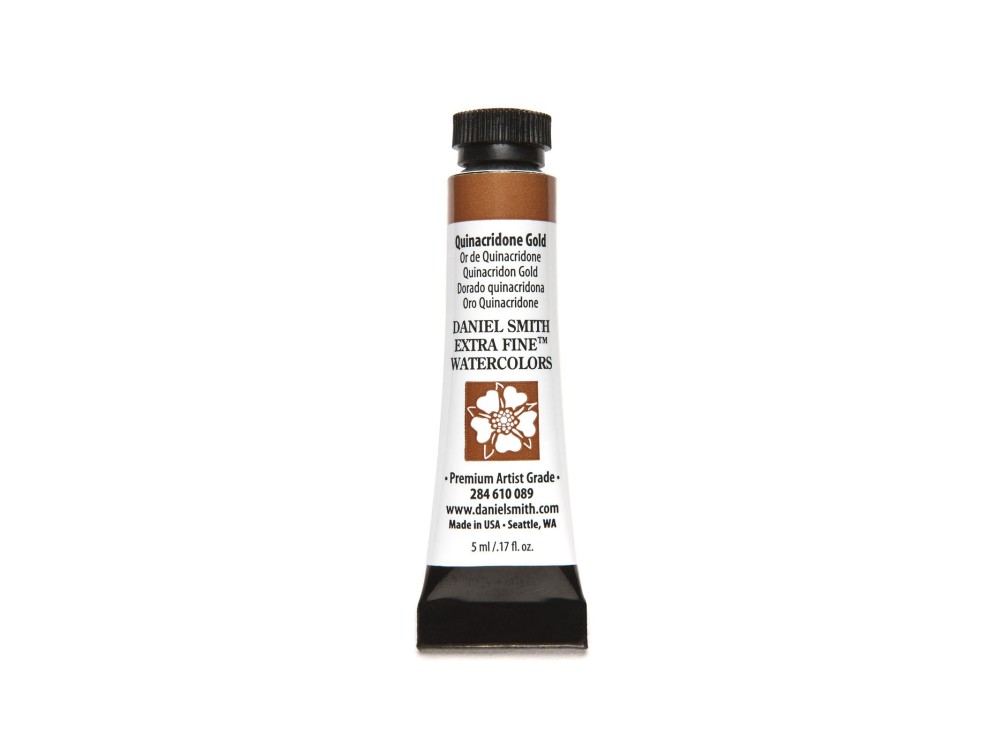 Extra Fine Watercolor paint - Daniel Smith - Quinacridone Gold, 5 ml