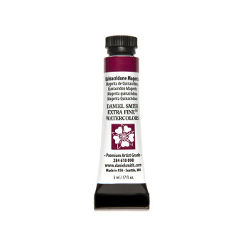 Extra Fine Watercolor paint - Daniel Smith - Quinacridone Magenta, 5 ml