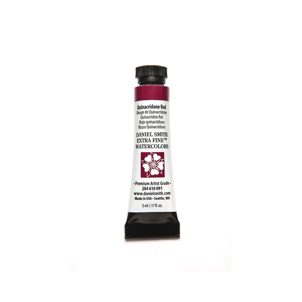 Extra Fine Watercolor paint - Daniel Smith - Quinacridone Red, 5 ml