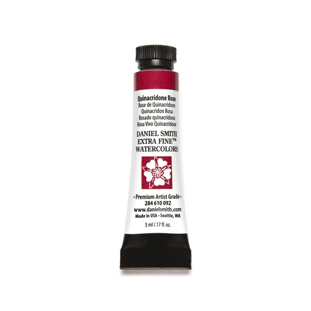 Extra Fine Watercolor paint - Daniel Smith - Quinacridone Rose, 5 ml