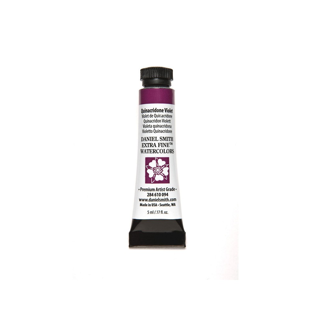 Extra Fine Watercolor paint - Daniel Smith - Quinacridone Violet, 5 ml