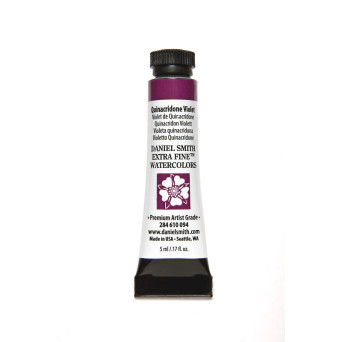 Extra Fine Watercolor paint - Daniel Smith - Quinacridone Violet, 5 ml