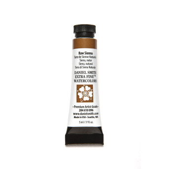 Extra Fine Watercolor paint - Daniel Smith - Raw Sienna, 5 ml