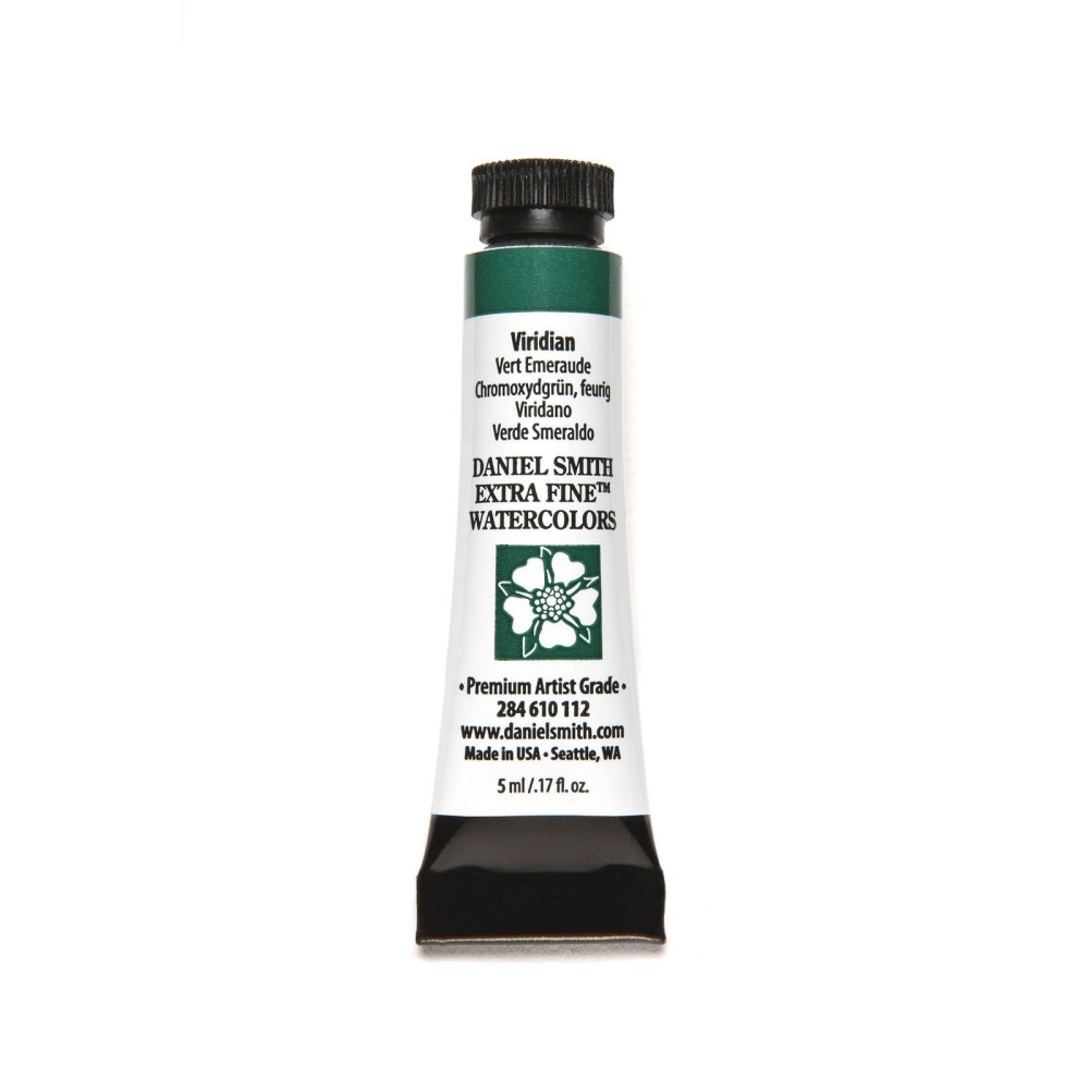 Extra Fine Watercolor paint - Daniel Smith - Viridian, 5 ml