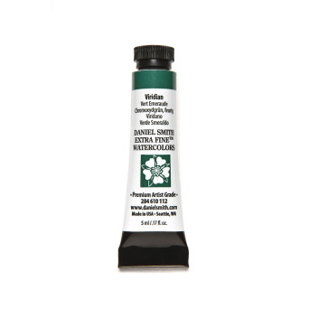 Extra Fine Watercolor paint - Daniel Smith - Viridian, 5 ml