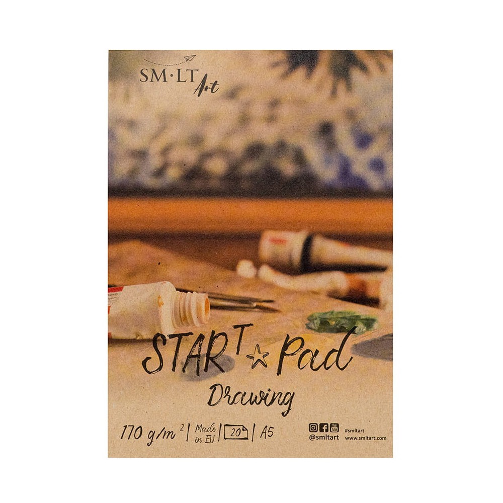 Start Drawing Sketch paper pad A5 - SM-LT - white, 170 g, 20 sheets