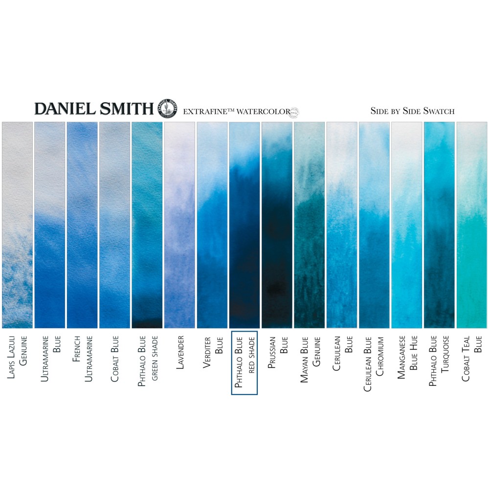 Extra Fine Watercolor paint - Daniel Smith - Phthalo Blue (Red Shade), 5 ml