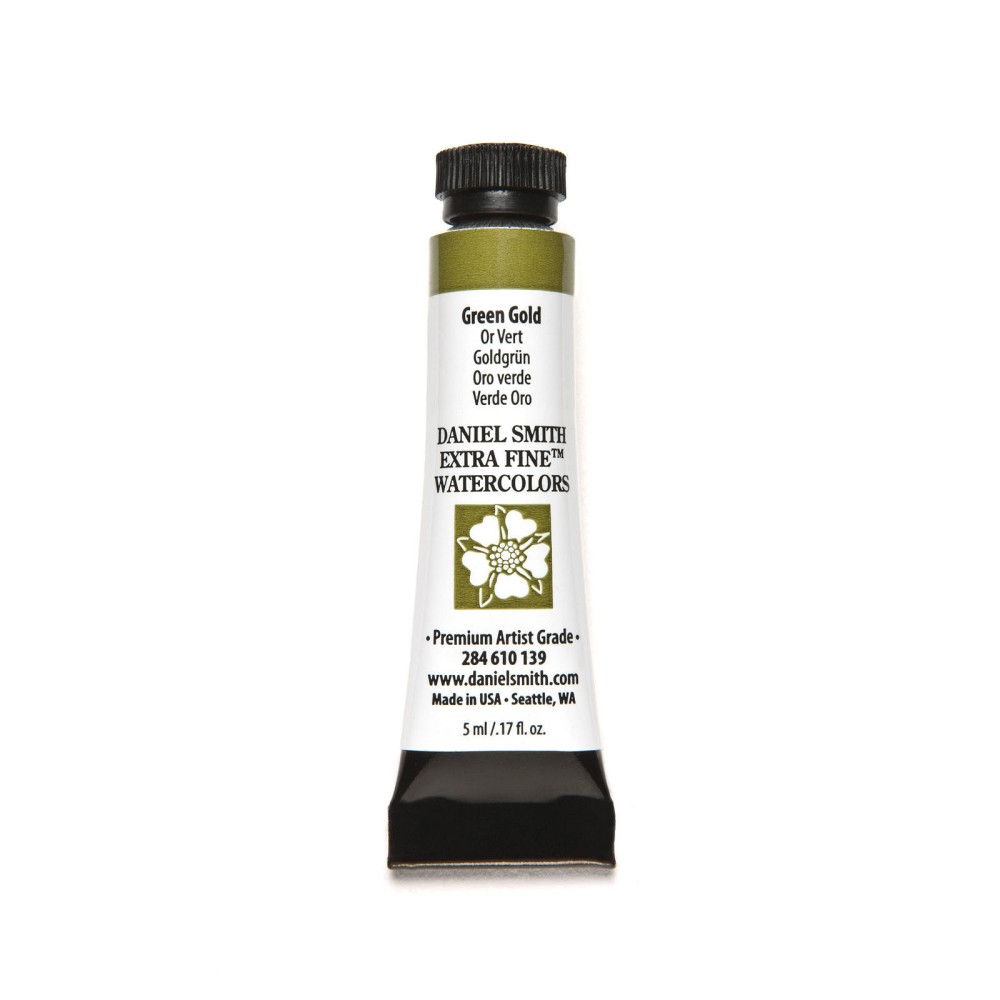 Extra Fine Watercolor paint - Daniel Smith - Green Gold, 5 ml