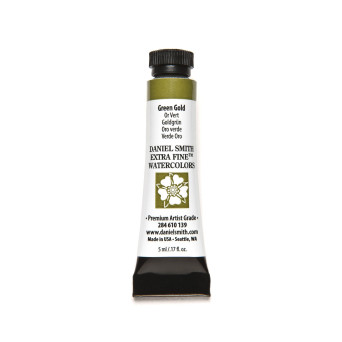 Extra Fine Watercolor paint - Daniel Smith - Green Gold, 5 ml