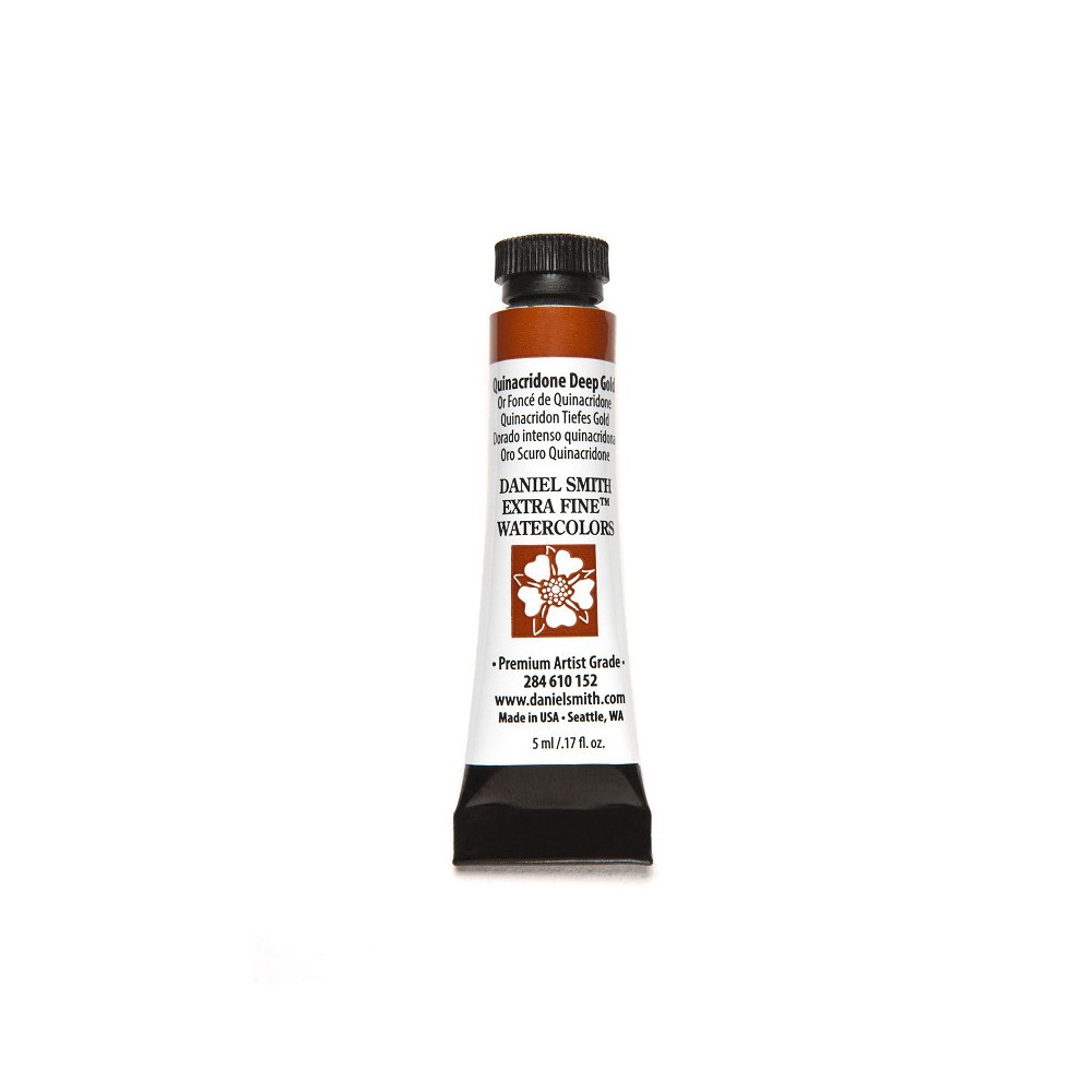 Extra Fine Watercolor paint - Daniel Smith - Quinacridone Deep Gold, 5 ml
