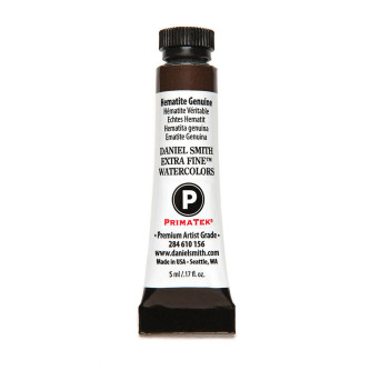 Extra Fine PrimaTek Watercolor paint - Daniel Smith - Hematite Genuine, 5 ml